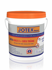Jotex-Gold 3+ Sơn nội thất Siêu trắng phủ trần cao cấp